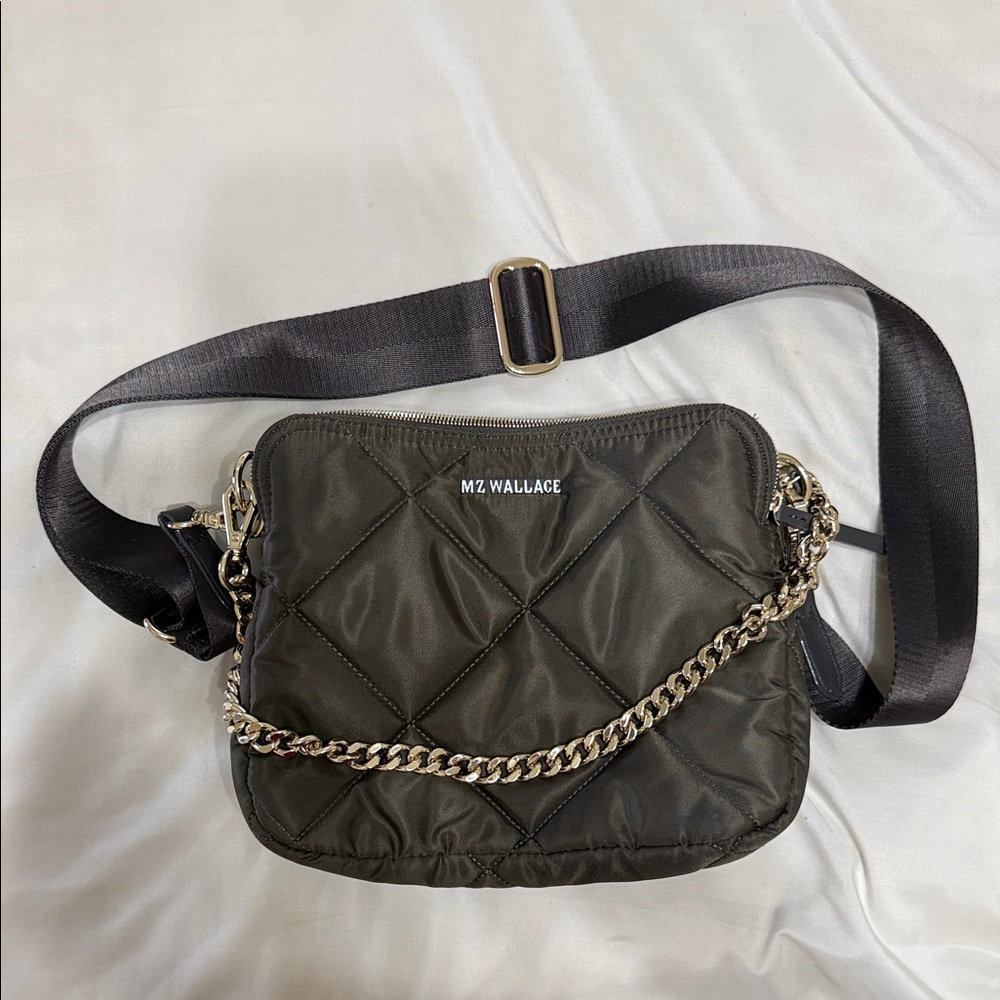 MZ Wallace Madison Bowery Crossbody Bag in Magnet